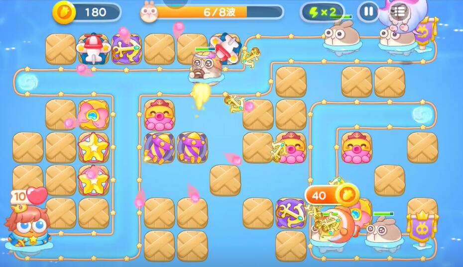保卫萝卜4海的闺女第106关攻略