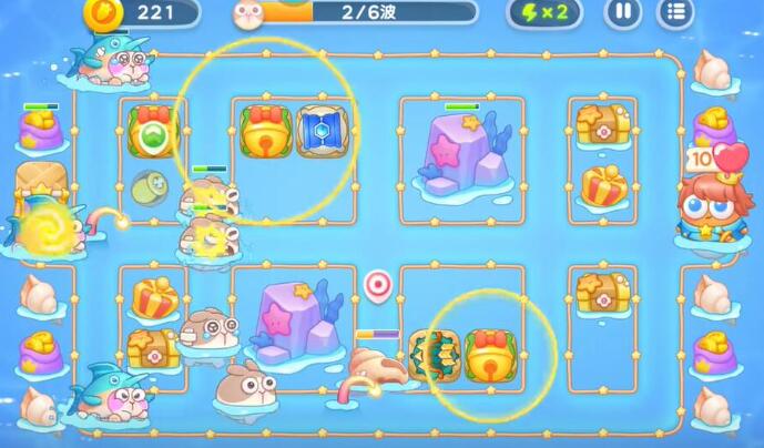 保卫萝卜4海的闺女第105关攻略