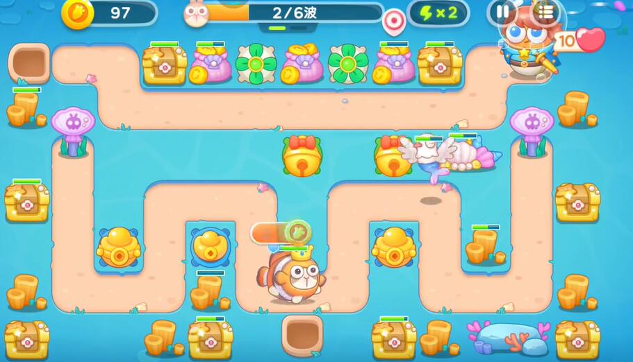 保卫萝卜4海的闺女第113关攻略