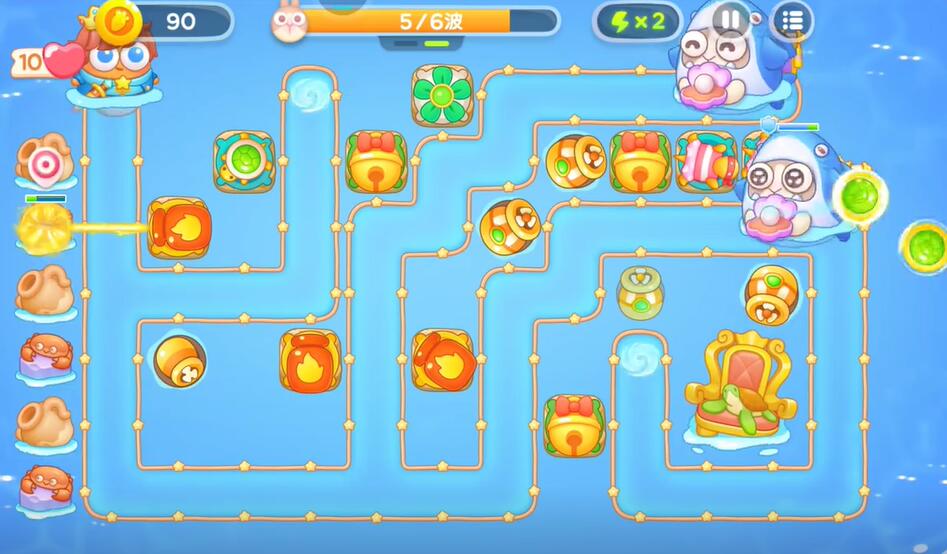 保卫萝卜4海的闺女第113关攻略
