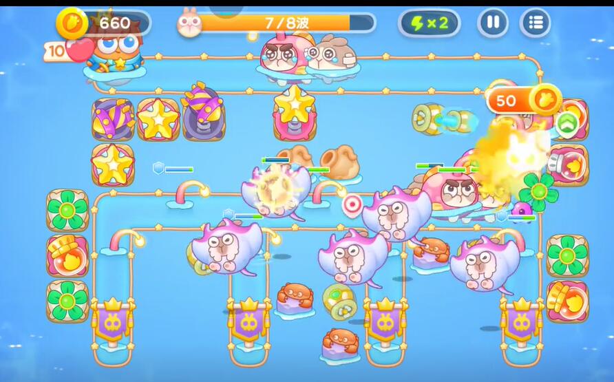 保卫萝卜4海的闺女第114关攻略