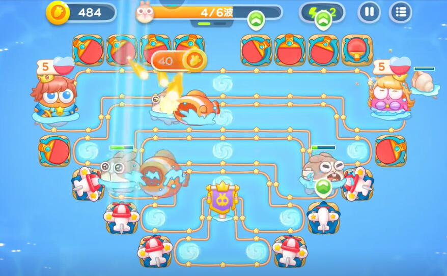 保卫萝卜4海的闺女第115关攻略