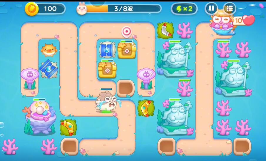 保卫萝卜4海的闺女第116关攻略