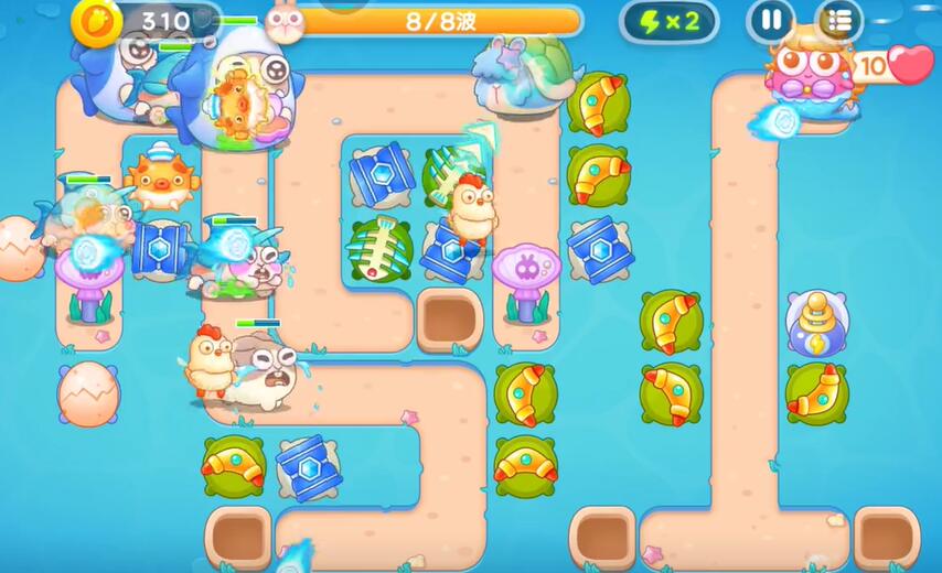 保卫萝卜4海的闺女第116关攻略
