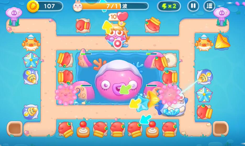保卫萝卜4海的闺女第120关攻略