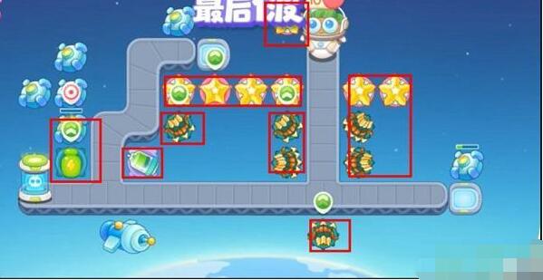 保卫萝卜4太空穿越第26关攻略
