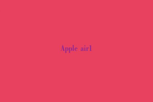 Apple air1